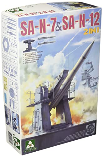Takom Modello Lancia Missile Sa-N-7 & Sa-N-12 Russian Navy Anti Aircraft Missile 2 In 1
