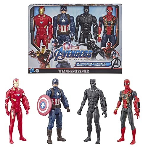 Marvel Avengers: Endgame Titan Hero Series Action Figure Confezione Da 4