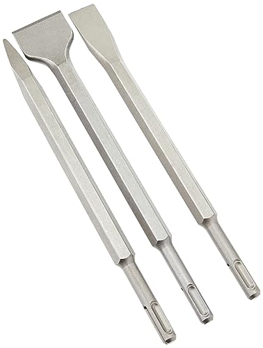 Silverline 515779 - Scalpelli Intercambiabili Per Utensili Sds+, Confezione Da 3