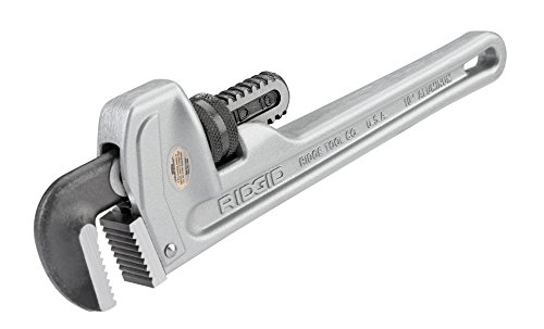 Ridgid 31090 Giratubi Dritti In Alluminio Modello 810, Chiave Per Idraulica Da 25 Cm