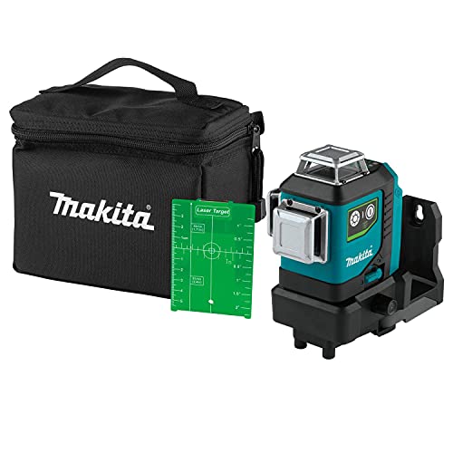 Makita Sk700Gd Multilínea Inalámbrico Sk700Gdz, 12V, Ser De Líneas Cruzadas, Aluminium, Green, (Senza Batteria, Senza Caricatore)