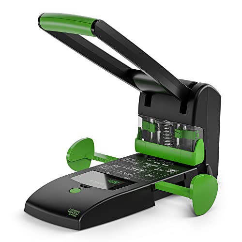Novus B 2200 Re+New - Perforatrice Sostenibile (200 Fogli, Doppia E Quattro Fori, Dispositivo In Metallo Con Rivestimento In Plastica Al 78% In Plasti