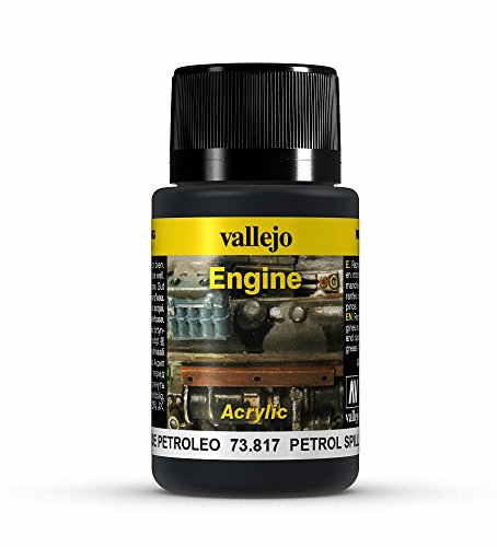 Vallejo Game Effects - Vernice Effetto Benzina, 40 Ml, Nero
