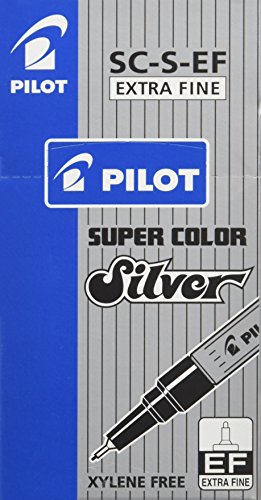 Pilot Super Colore Extra Fine Pennarelli Extra Fine Scatola Da 12 Argento