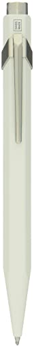 Caran D-Ache Penna A Sfera 849 Classic Line Bianco Laccato, Tratto M, Colore Scritta: Blu, Lunghezza: 13 Cm, 0846.001