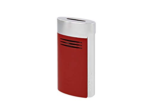 S.T. Dupont D-020703 - Accendino Megajet, Colore: Rosso/Cromo