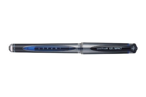Uni-Ball Signo Gel Impact Um-153S - Penna Gel In Confezione Da 12, Colore: Blu
