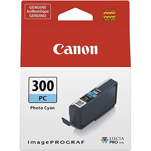 Canon Pfi-300 Pc Serbatoio Inchiostro, Ciano Fotografico