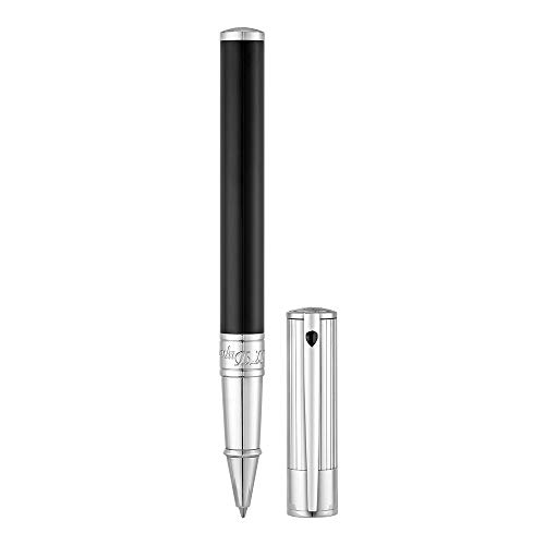 S.T Dupont D-262201 - Penna Roller Dorata Con Finitura Cromata