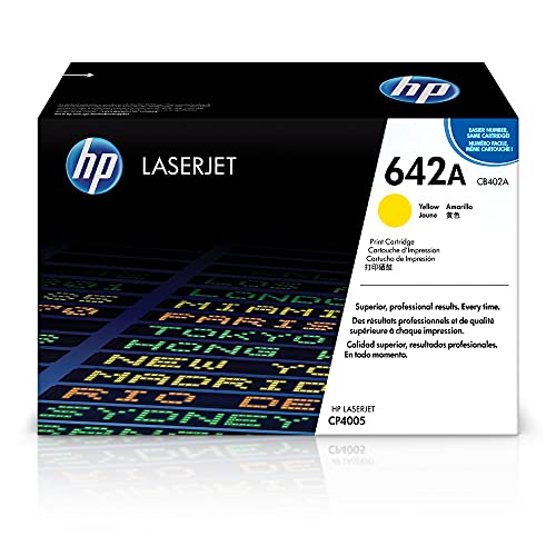 Hewlett Packard Cb402A Toner, Giallo