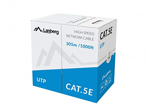 Lanberg Utp Cable 100Mb/S 305M Wire Cca Black