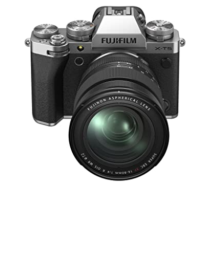 Fujifilm Digital X-T5 Fotocamera Mirrorless 40Mp (Pixel Shift Multi Shot 160Mp) Kit Xf16-80Mmf4, Sensore X-Trans Cmos 5 Hr, Ibis, Filmati 6.2K 30P, Sc