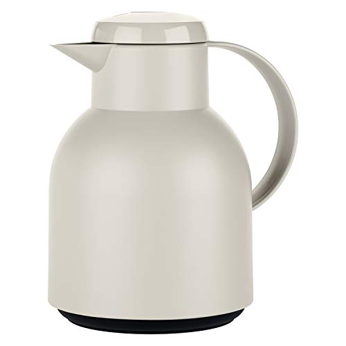 Emsa F4010400 Caraffa Sottovuoto, 1 Liter, Plastica, Grigio Polvere