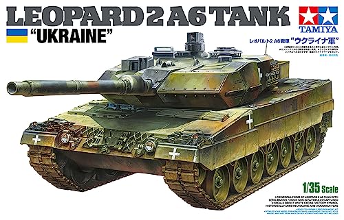 Tamiya 25207 1:35 Bw Kpz Leopard 2 A6 (3) Ukr. - Modellino Di Modello, Kit Di Montaggio In Plastica, Kit Da Assemblare, Carro Armato