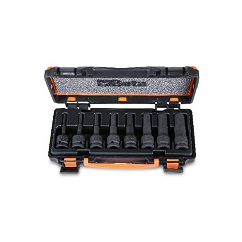 Beta 720Me/C8 - Chiavi A Bussola Maschio Esagonale Quadro Femmina 1/2" Fosfatate - 8 Pezzi