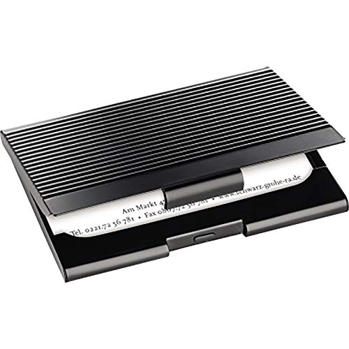 Sigel Vz134 Custodia Per Biglietti Da Visita Matt Black, 1 Pz