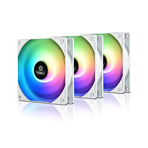 Ventilador Enermax Hf120 Argb Blanco Paquete De 3 120X120X25