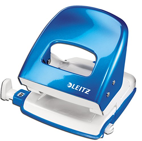 Leitz Perforatore In Metallo Nexxt Wow, Fino A 30 Fogli, Box, Blu
