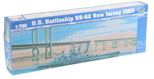 Modellino Nave Da Guerra Uss New Jersey Bb-62 1983 (1: 700)