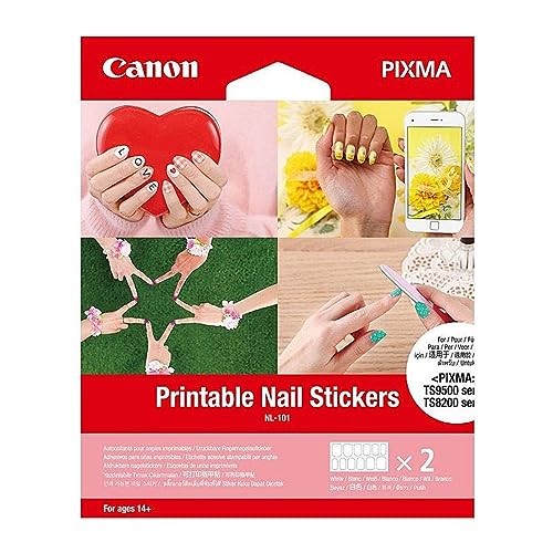 Canon Nl-101 Carta Autoadesiva Per Unghie Stampabili (2 Fogli)
