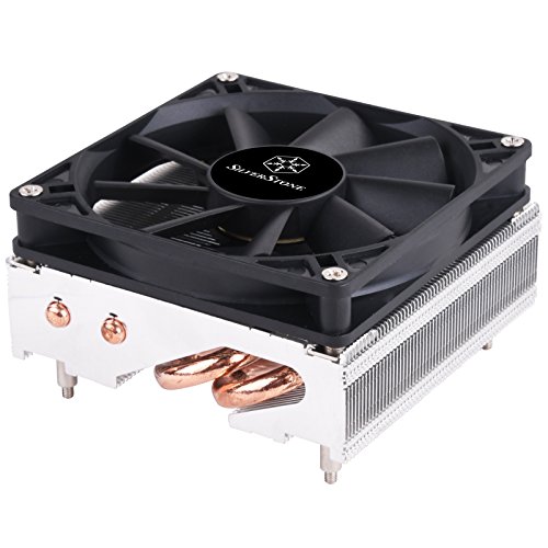 Silverstone Sst-Ar11 - Radiatore Cpu Argon A Basso Profilo 4 Heatpipe A Contatto Diretto, 92Mm Pwm, Intel