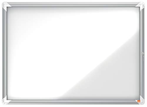 Nobo Bacheca Magnetica Con Serratura, 8 X A4, Gamma Premium Plus, Bianco, 1902559