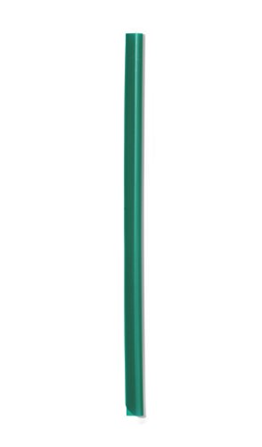 Durable 293105 - Dorsino Rilegafogli, Lunghezza 297 Mm, Capacità 60 Fogli, Dorso 6 Mm, Larghezza 13 Mm, Verde, Confezione Da 50 Pezzi
