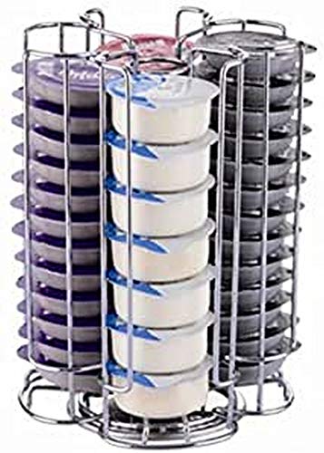 Exzact Porta Capsule Compatibile Tassimo (52 Pezzi) - Supporti Per Capsule Per Caffè Cialde Tassimo - Porta Girevole (Tassimo 52Pz)
