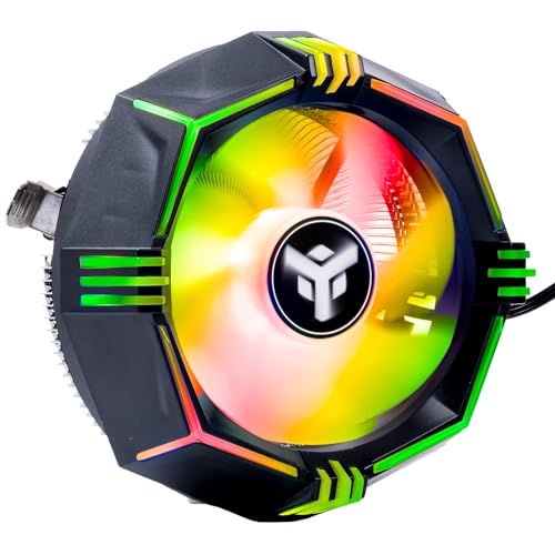 Itek Dissipatore Ad Aria Icy-4Lpr - Skt Universale, 65W Tdp, Low Profile, Rgb Rainbow