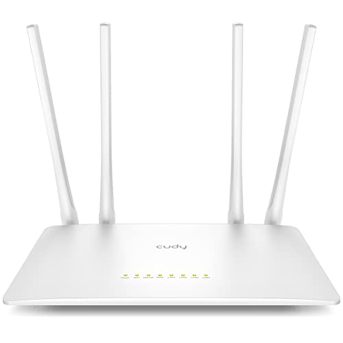 Cudy Ac1200 Router Wifi Smart, Estensore Wifi, Punto Di Accesso Wireless, Wisp, Router Internet Wireless Dual Band 5Ghz, Lan 10/100Mbps, Antenne 5 Dbi