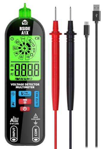 Bside Multimetro Digitale Intelligente A1X Mini Tester Elettricista Ricaricabile Con Display Id Rilevatore Di Tensione Senza Contatto Cerca Fase Filo