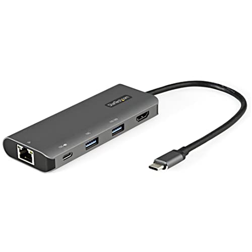 Startech.Com Adattatore Multiporta Usb-C 10Gbps Hub Usb 4K Hdmi 100W Pd, 15,2 Mm X 365,8 Mm X 45,7 Mm, Dkt31Chpdl