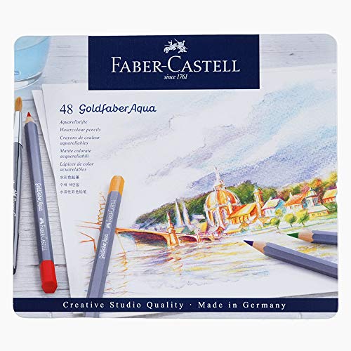 Faber-Castell Goldfaber 114648 Matite Colorate, Multicolore, 48 Pezzi