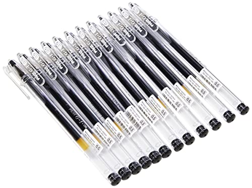 Pilot - G-1 - Penna Inchiostro In Gel - Nero - Punto Sottile - (Confezione Da 12 Unità)