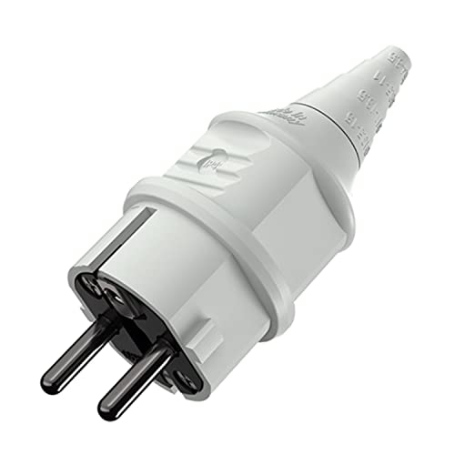 Mennekes 101700004 Spina Schuko 16 A/230 V, Prese Di Corrente, Ip 44 Grado Di Protezione, 20 Pacchi, Grigio