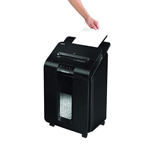 Fellowes Distruggi Documenti Ibrido A Miniframmento 100M, Funzionamento Automatico E Manuale, 100 Fogli, Per Casa E Piccolo Ufficio, Distruggidocument