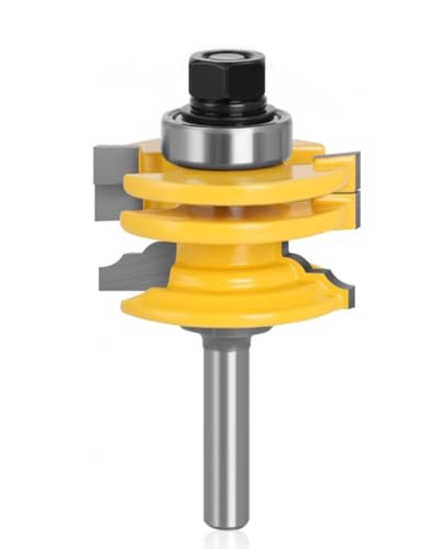 Frese Per Scanalature Router Bits, Aplus 8Mm Diametro Punte Di Falegnameria, Frese Trapano Lavorazione Del Legno Strumenti