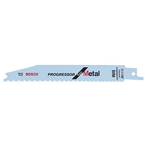 Bosch Professional 2608654401 - Hoja Para Sierra De Sable S 123 Xf: Progressor Metal: 2 Uds