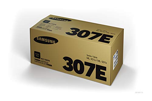 Samsung Mlt-D307E, Sv058A, Cartuccia Toner Ad Alta Capacità, Da 20.000 Pagine, Compatibile Con Le Stampanti Samsung Laserjet Ml-4510Nd, Ml-4512Nd, Ml-