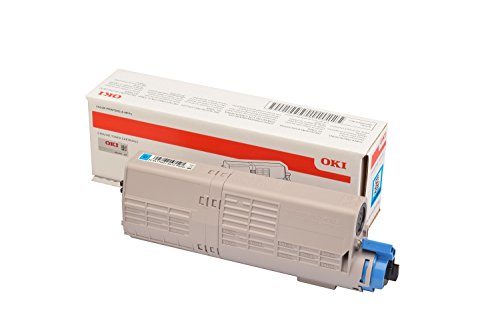 Oki 46490403 Cartuccia Toner Originale Oki, Ciano, Standard, 1500 Pagine