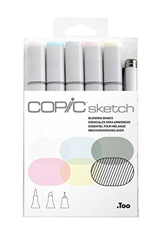 Copic Sketch Set Da 6 Blending Basics