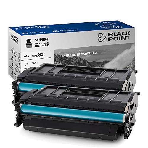 Black Point Set Di 2 Cartucce Toner Per Hp Cf259X Cf259A Hp 59X 59A [ Con Chip ] - Nero - Per Hp Laserjet Pro M428Dw Laserjet Pro M428Fdn Laserjet M42