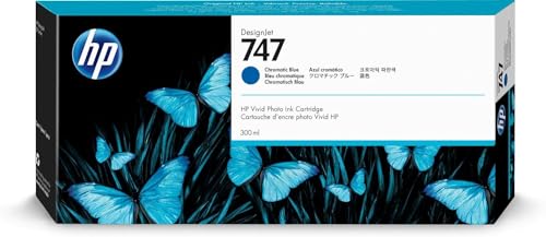 Hp 747 P2V85A, Cartuccia Originale Hp, Compatibile Con Le Stampanti Hp Designjet Serie Z9, Blu Cromatico