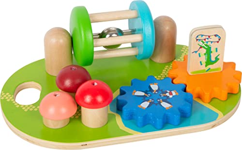 Small Foot Tavoletta Di Motricità Parco Dei Divertimenti, In Legno Per Bambini, Design Colorato, 12289 Toy, Multicolore
