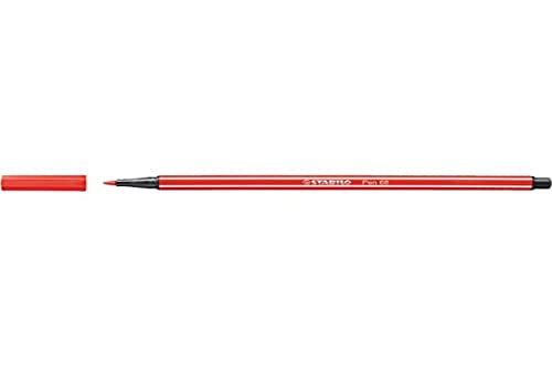 Stabilo – Pennarello, 1 Pezzo Rosso Rosso Carminio