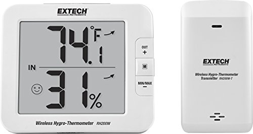 Extech Rh200 W Wireless Indoor/Outdoor Hygro-Thermometer Indicatore, Verde
