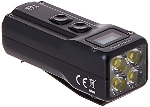Nitecore - Torcia Portachiavi T4K, 4000 Lumen, Ricaricabile Usb-C