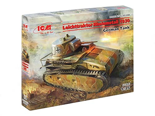 Icm Icm35330, Germantan 1:35-Leichttraktor Rheinmetall 1930, German Tank, Grigio