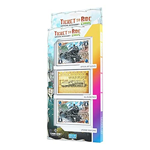 Ggs15003Ml - Ticket To Ride Europe Art Sleeves (168 Maniche)