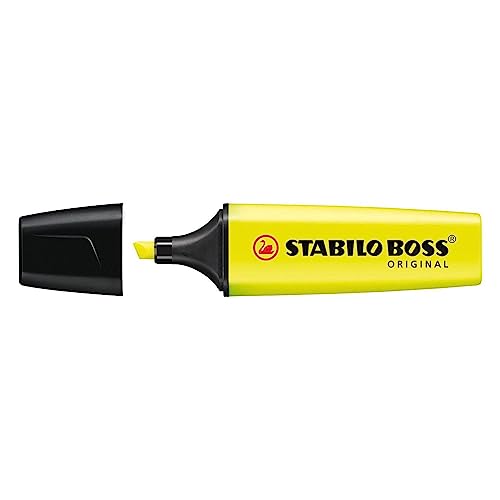 Evidenziatore Stabilo Boss Original Giallo 2-5 Mm 70/24 (Conf.10)